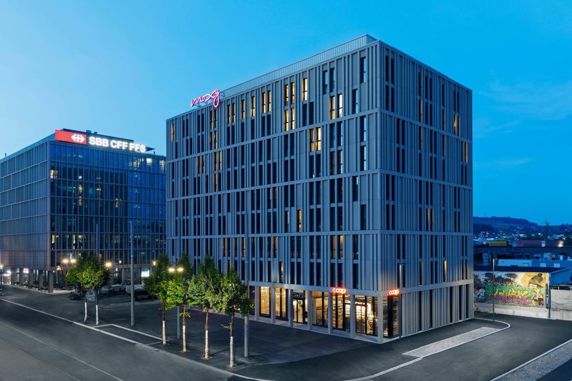 Moxy Bern Expo Hotel Exterior photo